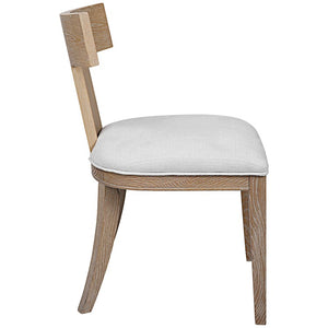 Idris Armless Accent Chair, Natural - taylor ray decor