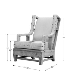 Schafer Linen Armchair - taylor ray decor