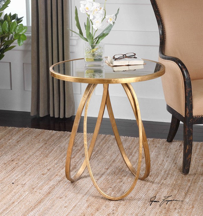 Montrez Gold Accent Table - taylor ray decor