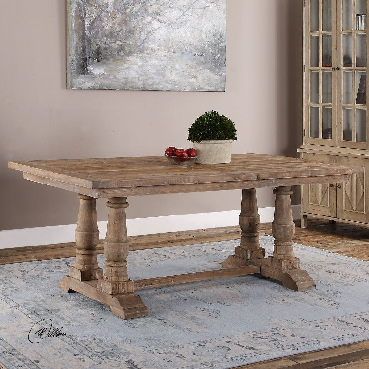 Stratford Salvaged Wood Dining Table - taylor ray decor
