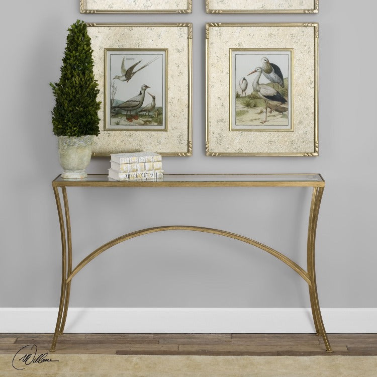 Alayna Gold Console Table - taylor ray decor