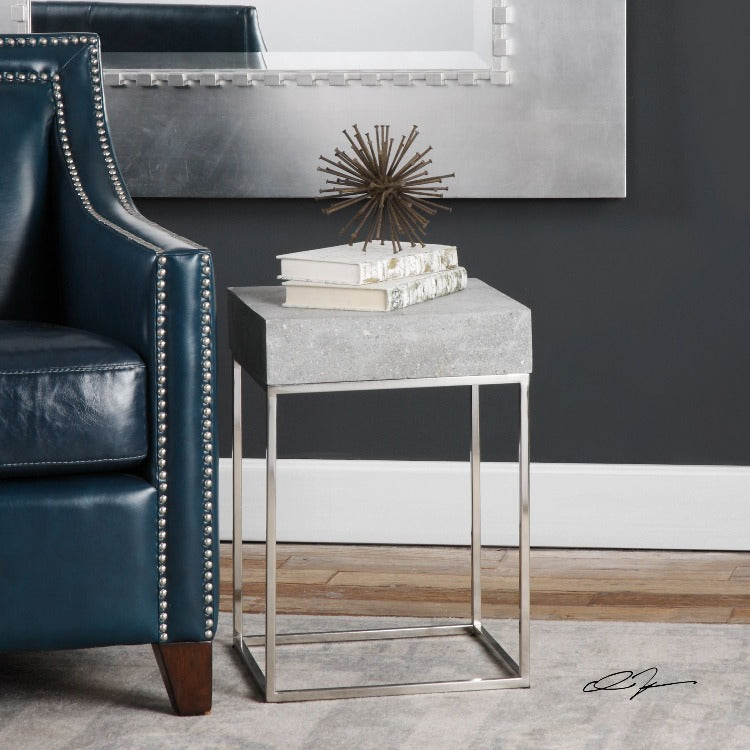 Jude Concrete Accent Table - taylor ray decor