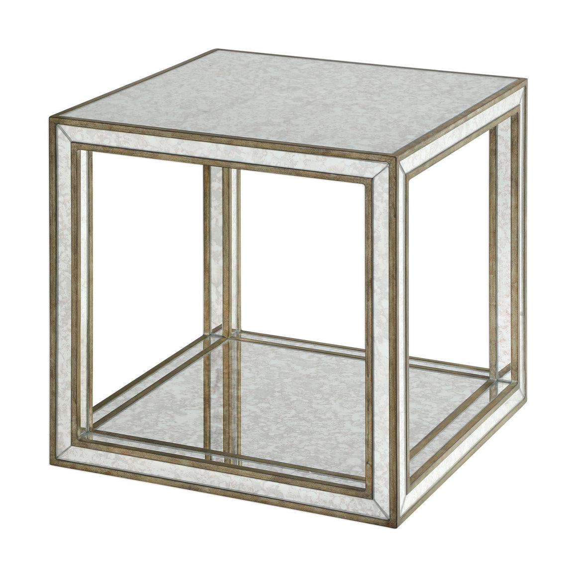 Julie Mirrored Accent Table - taylor ray decor