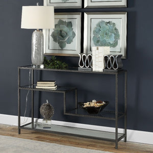 Leo Industrial Console Table - taylor ray decor