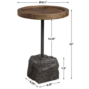 Horton Rustic Accent Table - taylor ray decor