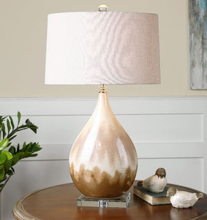 Flavian Glazed Ceramic Lamp - taylor ray decor