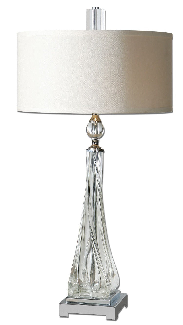 Grancona Twisted Glass Table Lamp - taylor ray decor