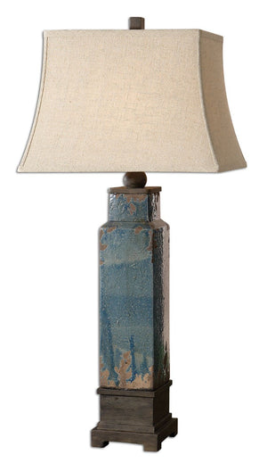 Soprana Blue Table Lamp - taylor ray decor