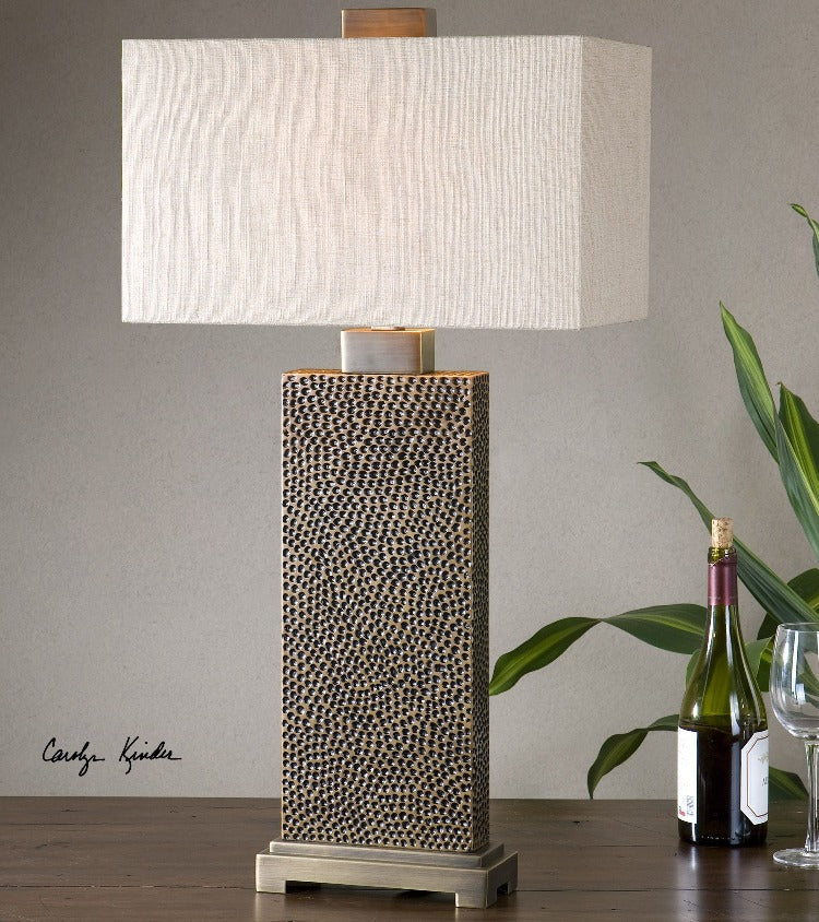 Canfield Coffee Bronze Table Lamp - taylor ray decor