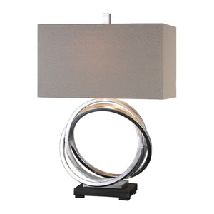 Soroca Silver Rings Lamp - taylor ray decor