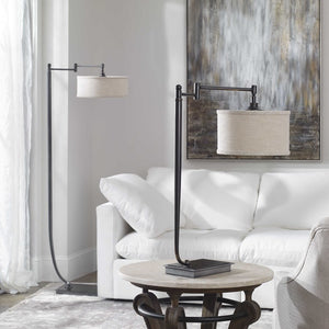 Lamine Dark Bronze Floor Lamp - taylor ray decor