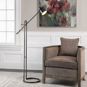 Chisum Dark Bronze Floor Lamp - taylor ray decor