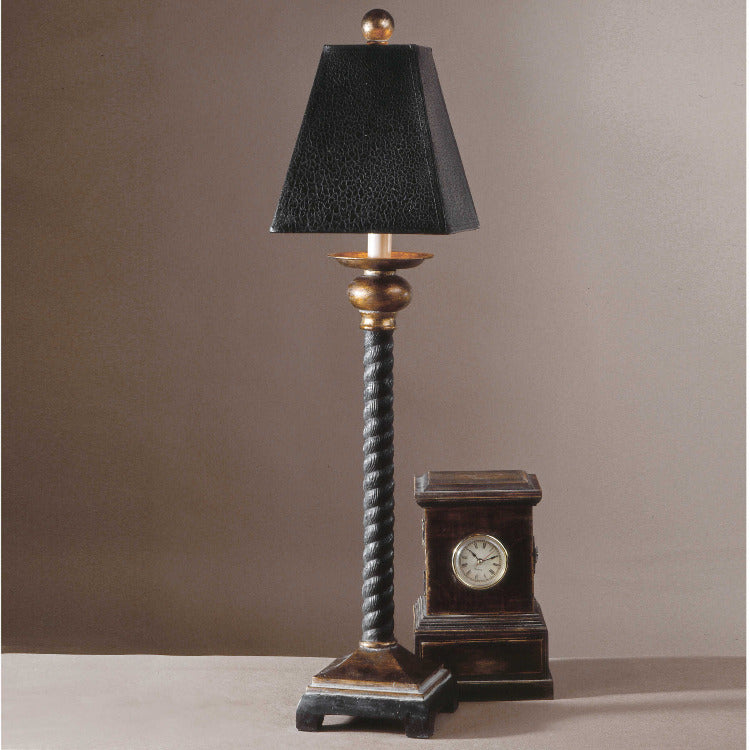 Bellcord Black Buffet Lamp - taylor ray decor