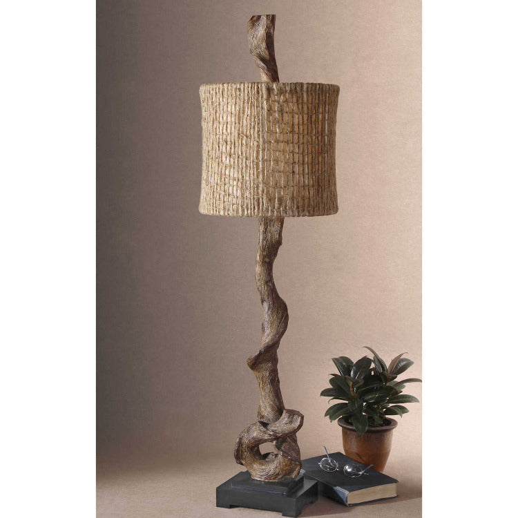 Weathered Driftwood Buffet Lamp