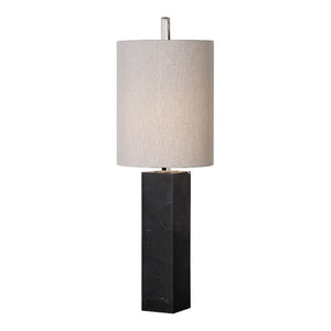 Delaney Marble Column Accent Lamp - taylor ray decor