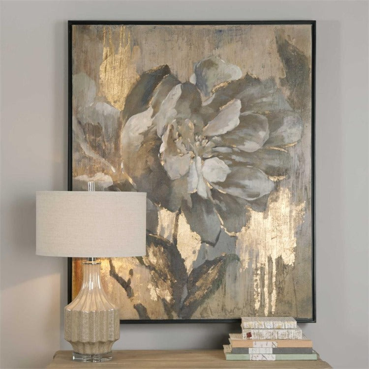 Dazzling Hand Painted Floral Art - taylor ray decor