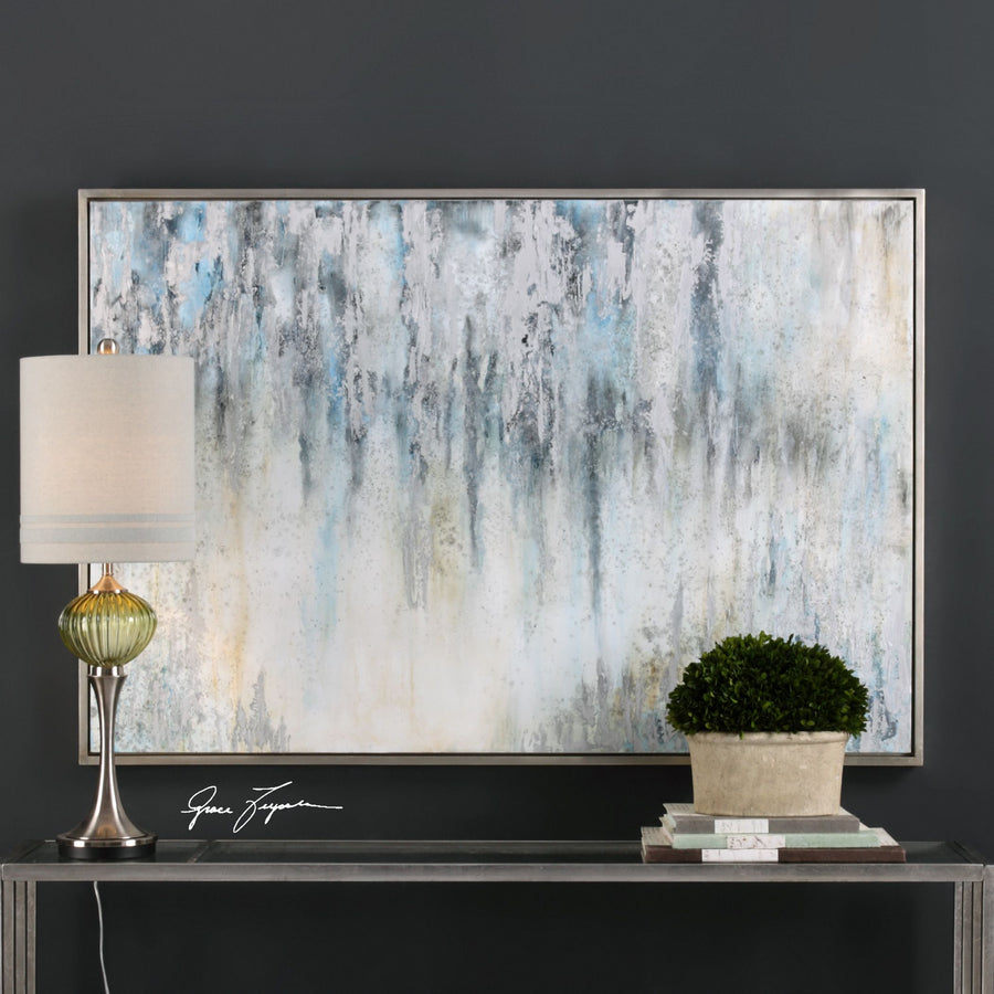 Overcast Abstract Hand Painted Canvas - taylor ray decor