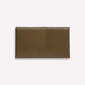 Folded Leather Pouch Long - taylor ray decor