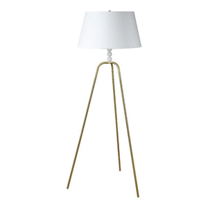 Bridget Contemporary Brass Floor Lamp