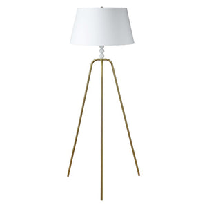 Bridget Contemporary Brass Floor Lamp @taylorraydesign