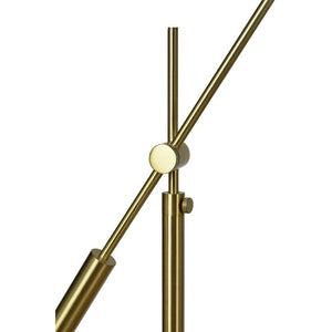 Claire Traditional Brass Floor Lamp
