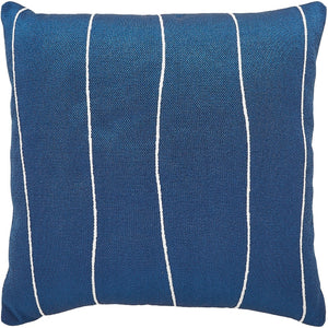 Nautica Indoor/Outdoor Pillow in Blue and White