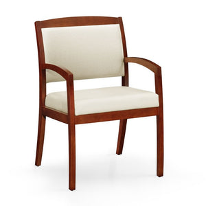 Gatsby Wood Frame 3/4 Back Guest Chair (COM) - taylor ray decor