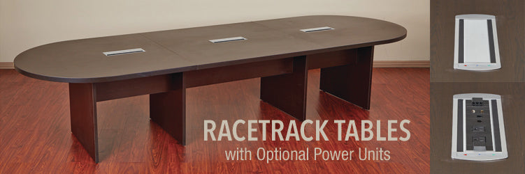 Expandable 14' Racetrack Conference Table - taylor ray decor
